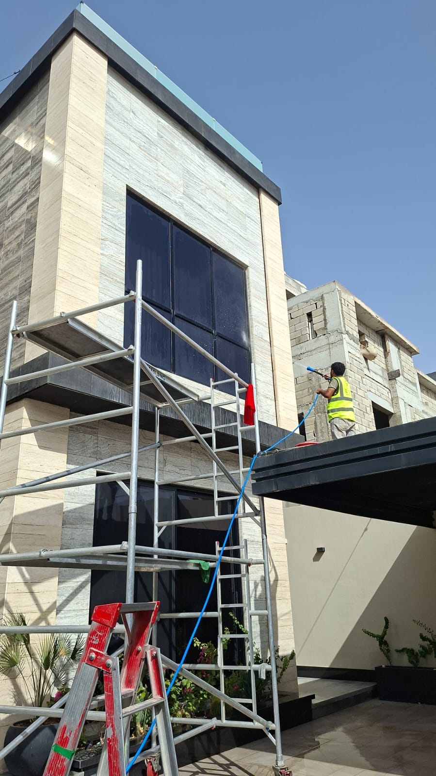 شركة تنظيف واجهات حجرية بالرياض - حلول وتميز
